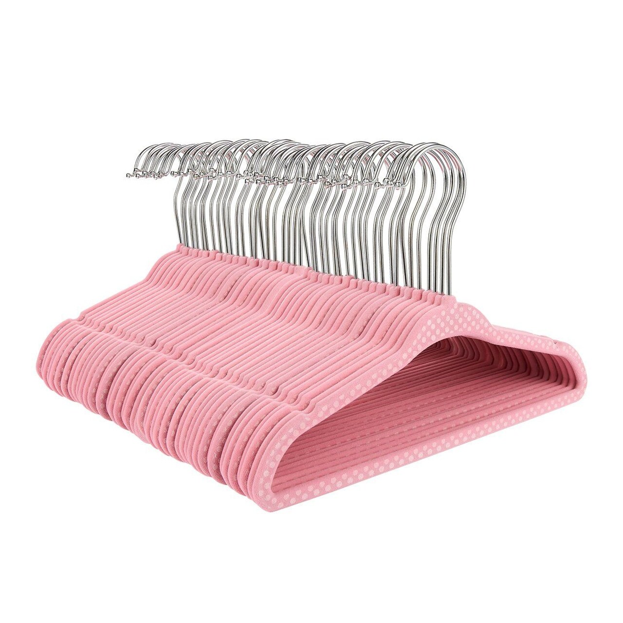 50 Pack Pink Velvet Baby Clothes Hangers for Closet Storage, Children's  Nursery, Kid's Closet, Ultra Thin and Slip-Resistant (11 In)
